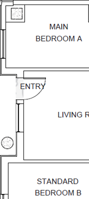 Olive Floor Plan Standard Room C Olive Floor Plan Standard Room C